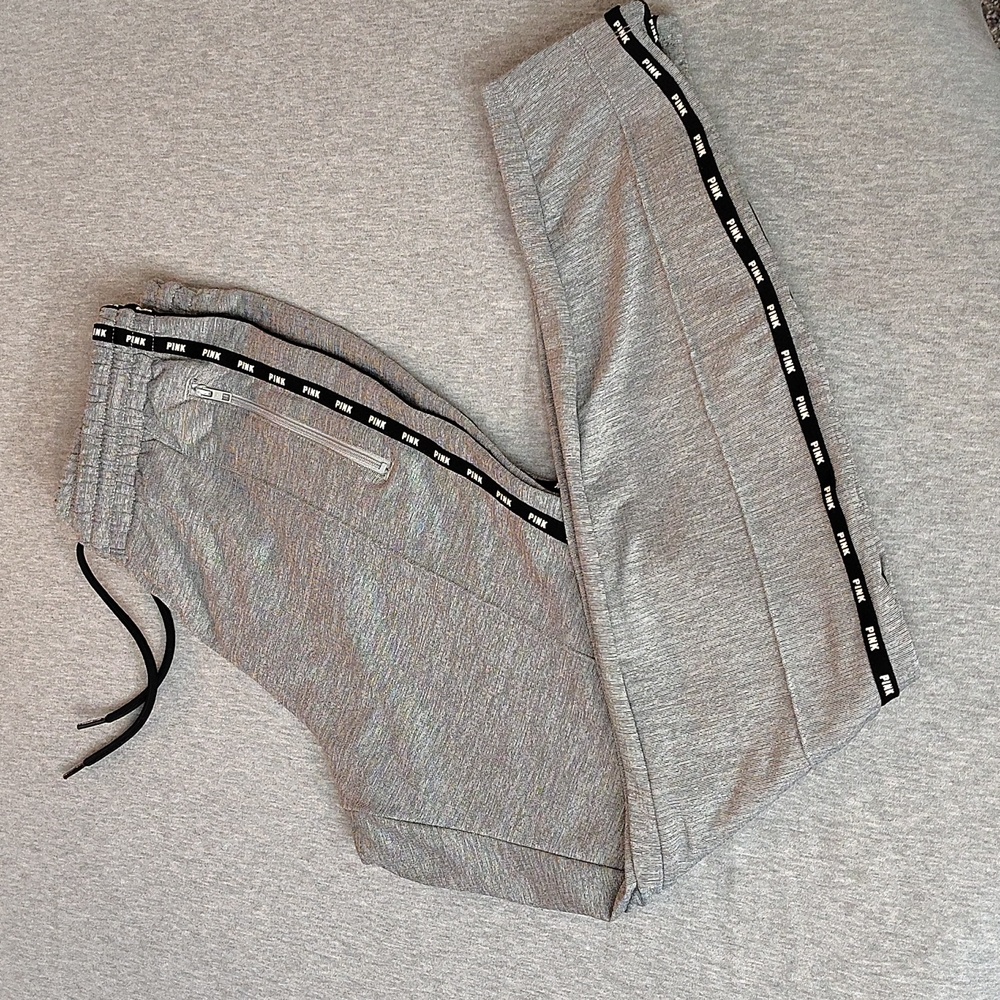 PINK VICTORIA'S SECRET WOMENS ATHLETIC SPORTSWEAR ACTIVEWEAR TRACK/JOGGER PANTS